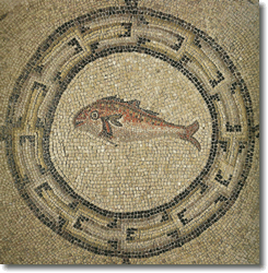 Immagine di un mosaico: il Pesce