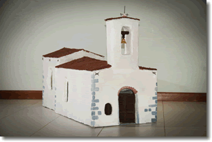 Modello della chiesetta di San Rocco