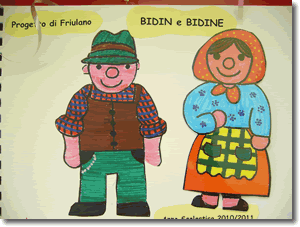 Bidin e Bidine - Copertina del libricino