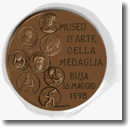 Dritto - Piero Monassi Museo d’arte della medaglia Buja 16 maggio 1998 - Bronzo coniazione 1998, 50 mm
