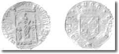 Medaie, medaglia - Pietro Gianpaoli, medaglia celebrativa del millenario di Buja 1983 - Bronzo coniazione 35 mm (tecnica frottage a matita)
