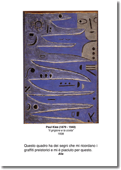 Paul Klee 'Il grigiore e la costa' 1938