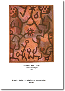 Paul Klee 'Flora sullo scoglio' 1940