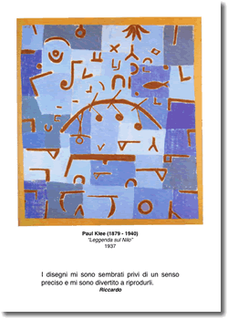 Paul Klee 'Leggenda sul Nilo' 1937