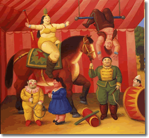 Gente del circo - Fernando Botero