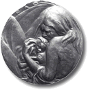 Dritto - La fame nel mondo, 1985 bronzo fusione 110 mm