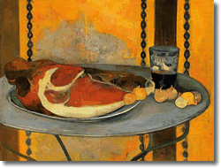 Paul Gauguin 'Natura morta con prosciutto'
