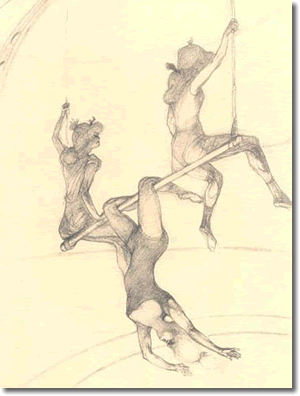 Il trapezio volante - Henri de Toulose Lautrec