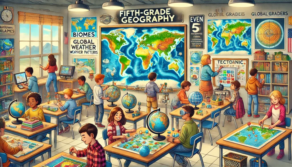 Programma di Geografia per la Quinta Elementare
