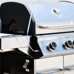 Barbecue a gas con pietra lavica