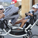 Passeggino gemellare leggero