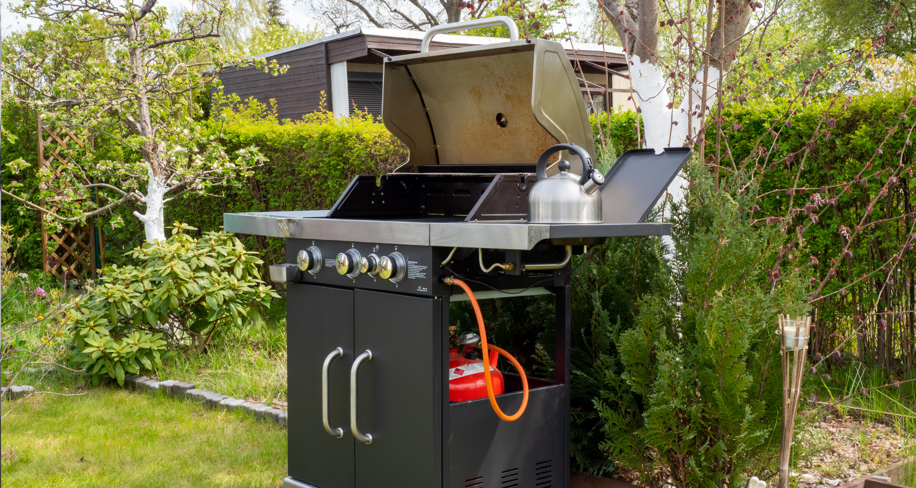 barbecue a gas