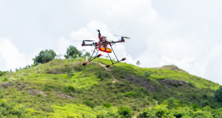 drone con GPS