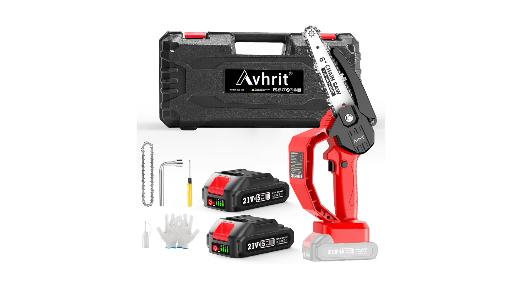 Mini motosega a batteria