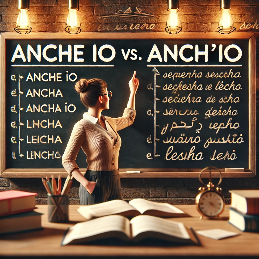Si scrive Anche io o Anch'io Si scrive Anche io o Anch'io