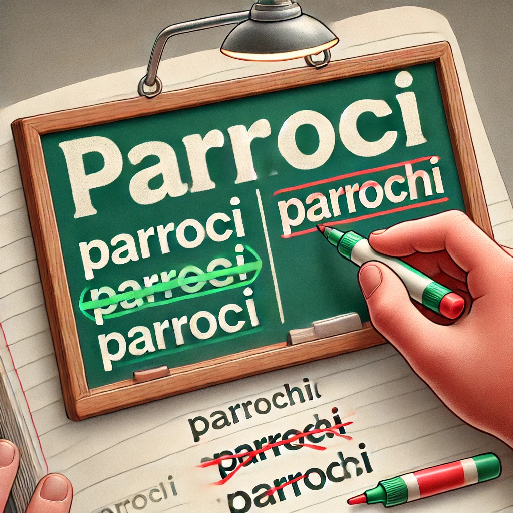 Si scrive Parroci o Parrochi Si scrive Parroci o Parrochi