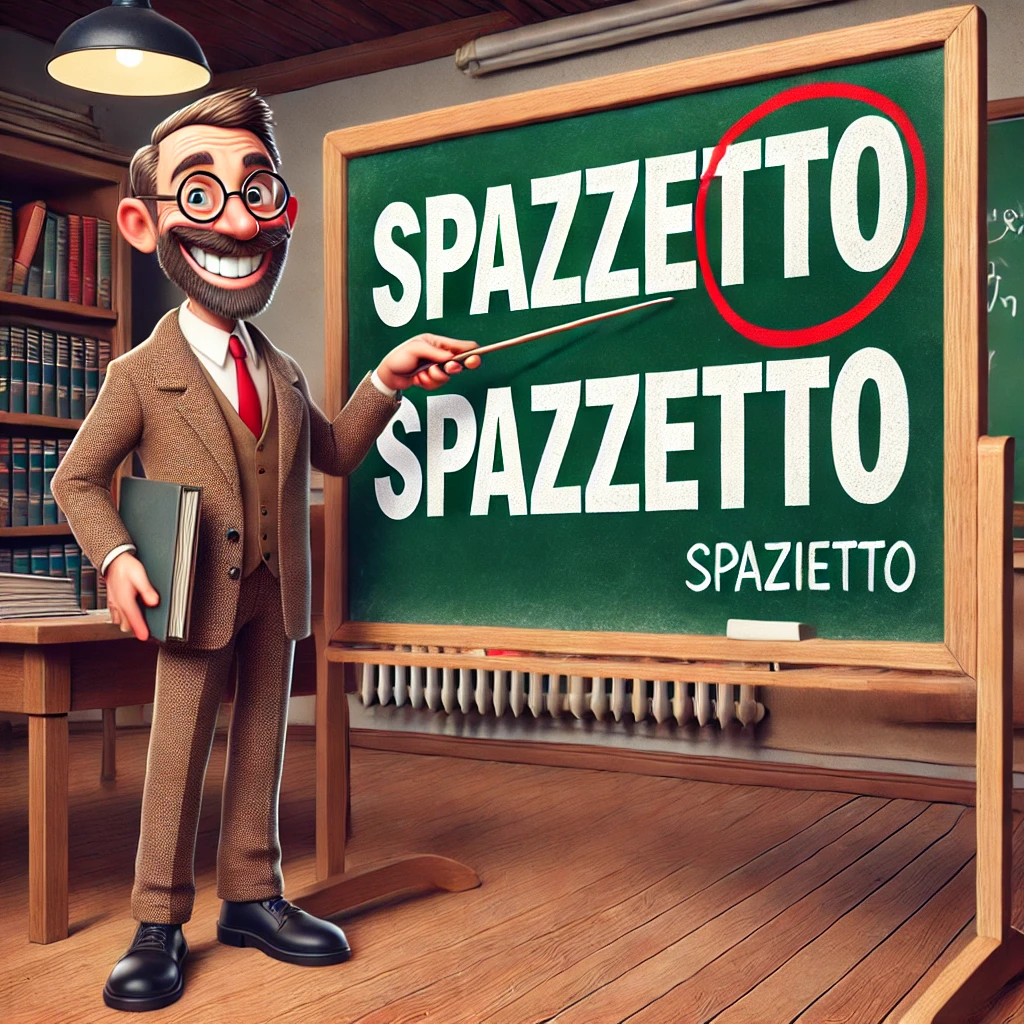 Si scrive Spazietto o Spazzietto Si scrive Spazietto o Spazzietto