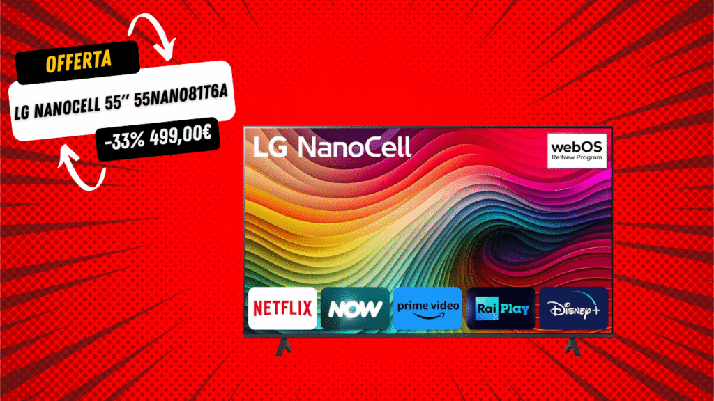LG NanoCell 55” 55NANO81T6A