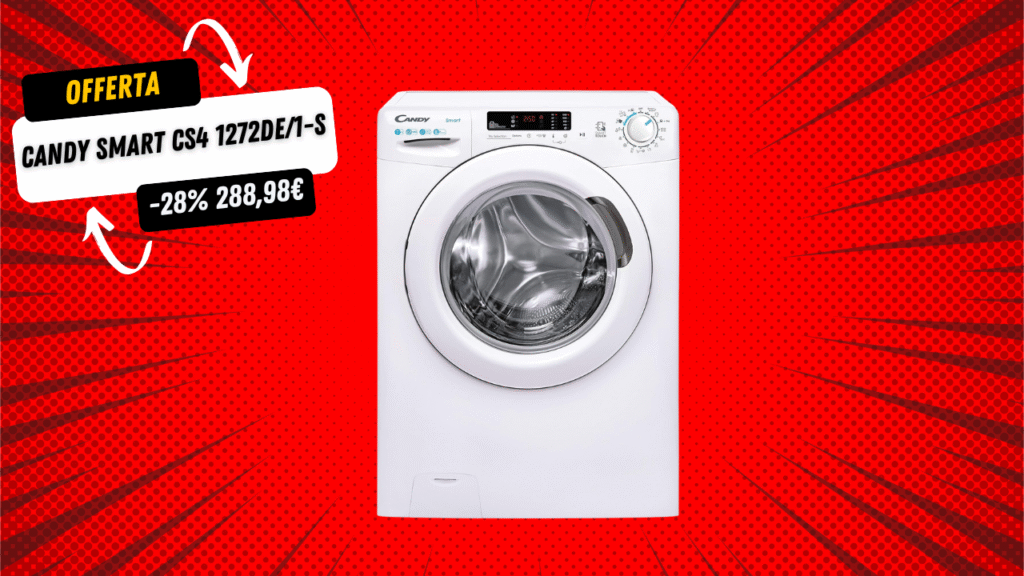 Lavatrice Candy Smart CS4 1272DE1-S