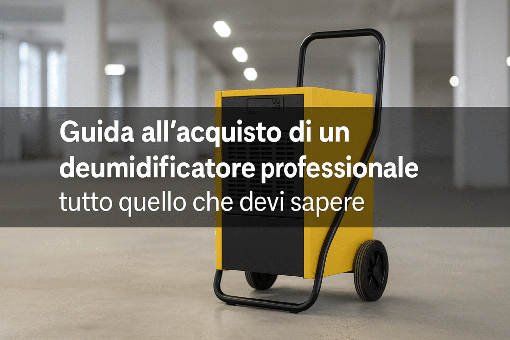 Guida all'acquisto di un deumidificatore professionale: tutto quello che devi sapere