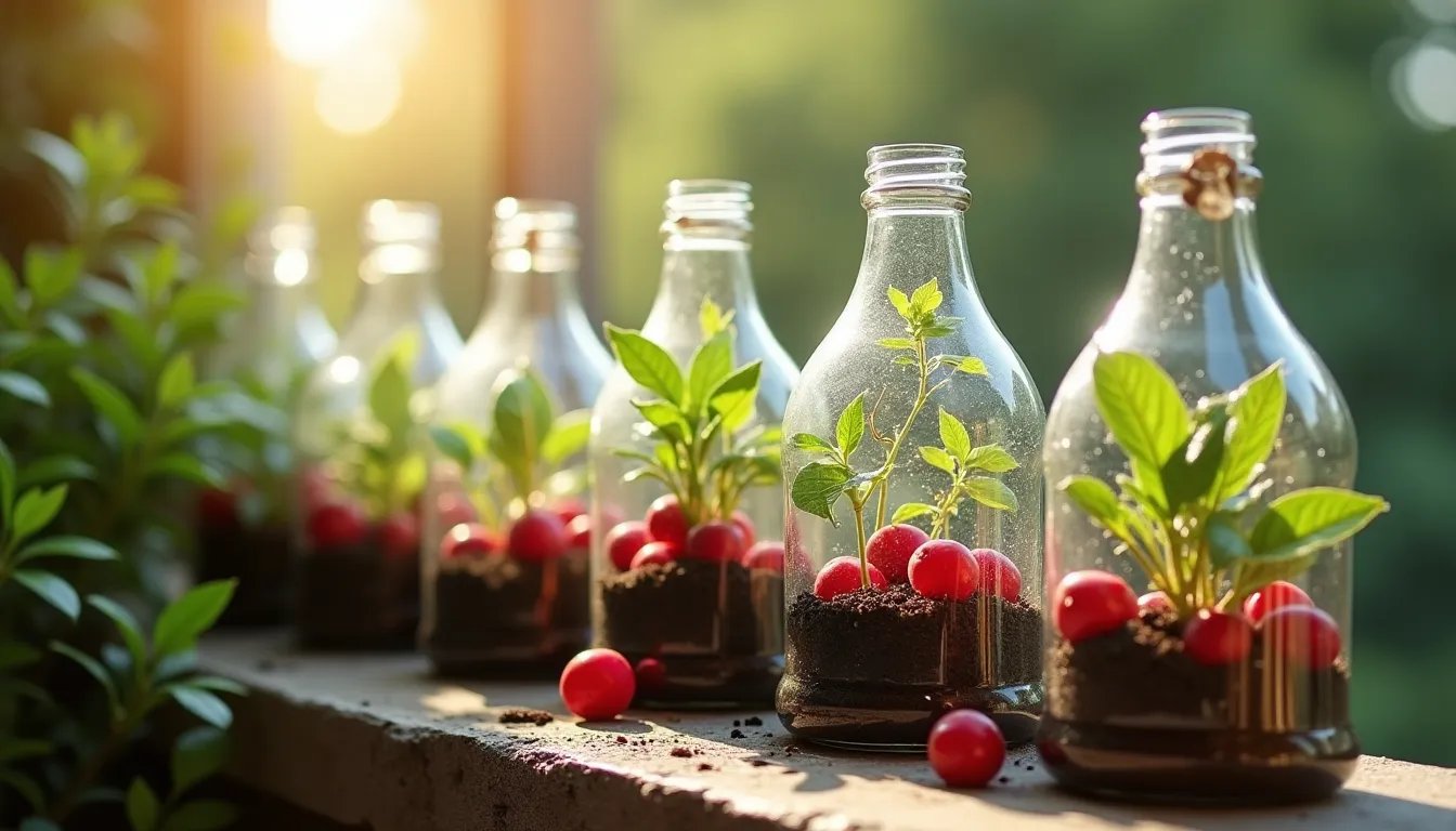 Scopri il metodo sorprendente per coltivare fragole in bottiglie e aumentare il tuo raccolto